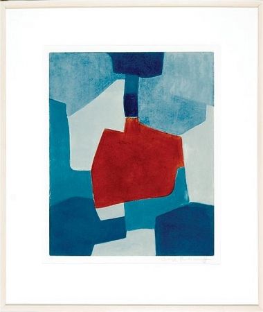 アクチアント Poliakoff - Composition en blue and rouge