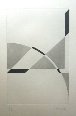 彫版 Honegger - Composition géométrique 1