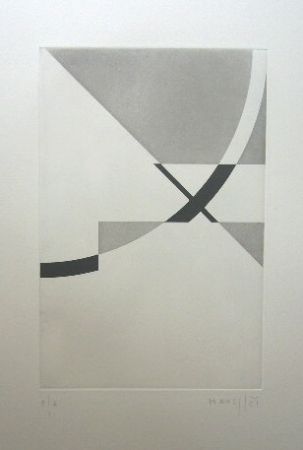 彫版 Honegger - Composition géométrique 2