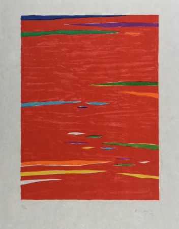 リトグラフ Dorazio - Composition (#H), 1976 - Hand-signed
