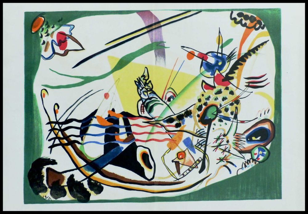 リトグラフ Kandinsky (After) - COMPOSITION II