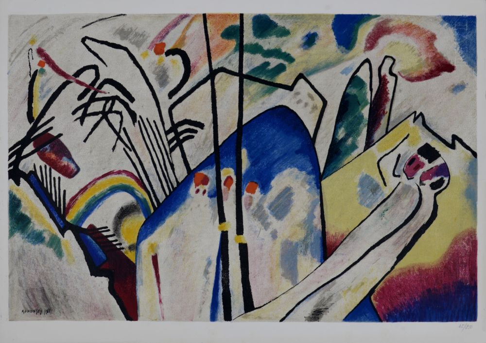 リトグラフ Kandinsky (After) - Composition IV, circa 1955