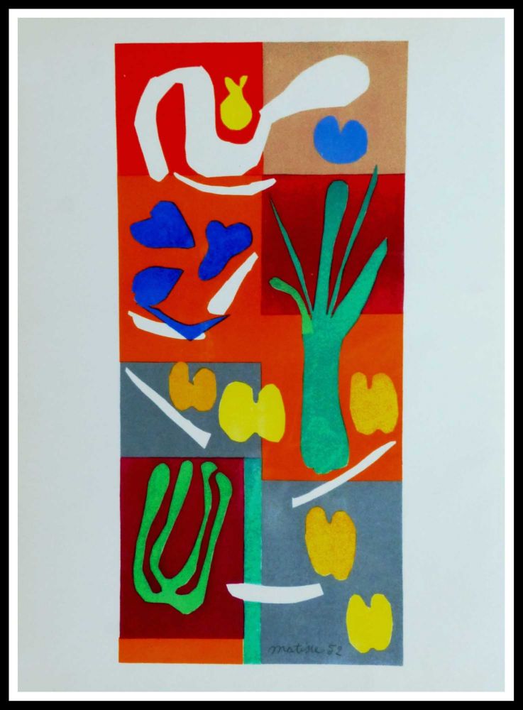 リトグラフ Matisse (After) - COMPOSITION MARINE