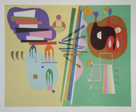 リトグラフ Kandinsky - Composition, période parisienne 1934-1944