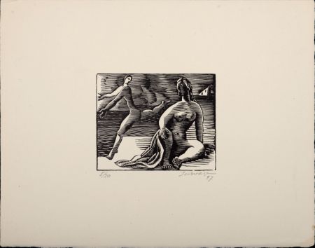 木版 Survage - Composition surréaliste, 1957 - Hand-signed & numbered!