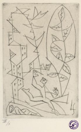 エッチング Survage - Composition surréaliste (B), c. 1930s