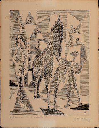 エッチング Survage - Composition surréaliste (H), 1953