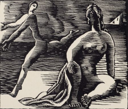木版 Survage - Composition surréaliste XXVI (1), 1957