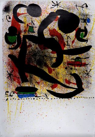 リトグラフ Miró - Composition, Variant I, 1969 (Proof before the letter)