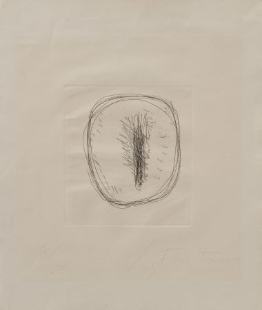 技術的なありません Fontana - Concetto Spaziale – etching with hand-cut by Fontana himself 6/30
