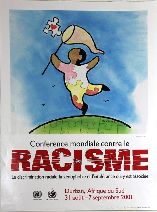 オフセット Ungerer - Conference Mondiale Contre le Rascisme 2001