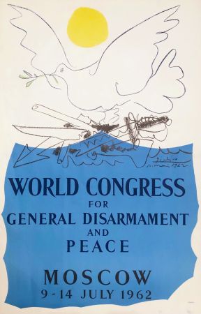 リトグラフ Picasso - Congrès pour la Paix