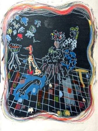 技術的なありません Terechkovich - Constantin Terechkovitch, L'Atelier Fantastique, 1965, Rare Hand signed Lithograph, Hand signed!