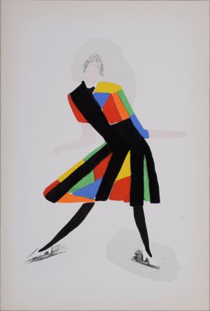 ステンシル Delaunay - Costumes (G), 1969