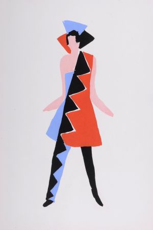 ステンシル Delaunay - Costumes (I), 1969