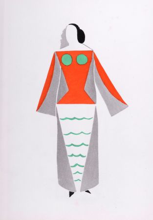 ステンシル Delaunay - Costumes (W), 1969