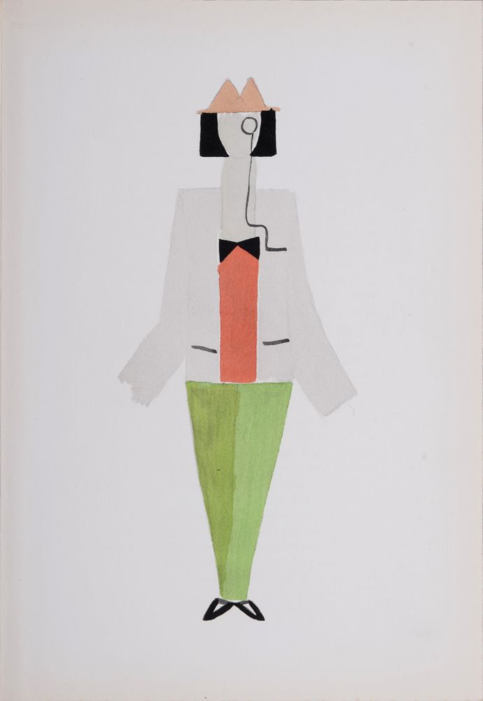 ステンシル Delaunay - Costumes (X), 1969