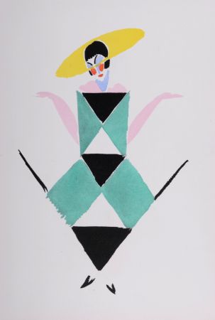 ステンシル Delaunay - Costumes (Y), 1969