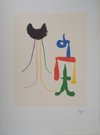 リトグラフ Miró - Couple surréaliste