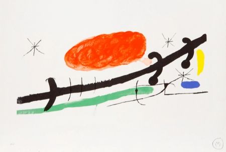 リトグラフ Miró - Cover for Exhibition Catalogue at Sala Pelaires, Palma de Majorca, 1970