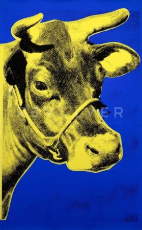 シルクスクリーン Warhol - Cow 12