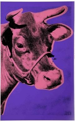 シルクスクリーン Warhol - Cow II