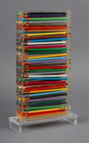多数の Arman - Crayons Couleurs Accumulation
