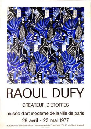 オフセット Dufy - Createur D'Etoffes  Musee D'art Moderne 