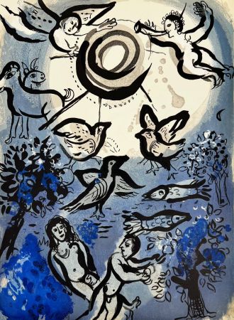 リトグラフ Chagall - Creation