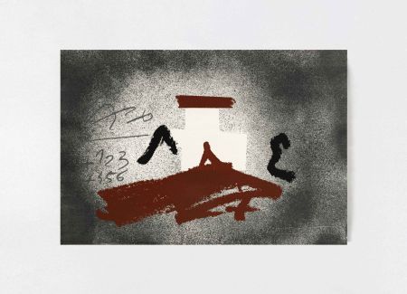 彫版 Tàpies - Croix blanche