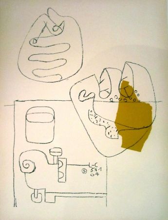 リトグラフ Le Corbusier - Crossed Hands
