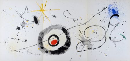リトグラフ Miró - Crossing the Mirror, 1963