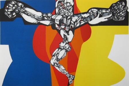 リトグラフ Neizvestny - Crucifix