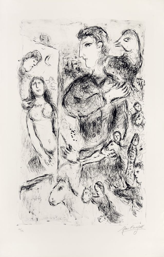 リトグラフ Chagall - Création 