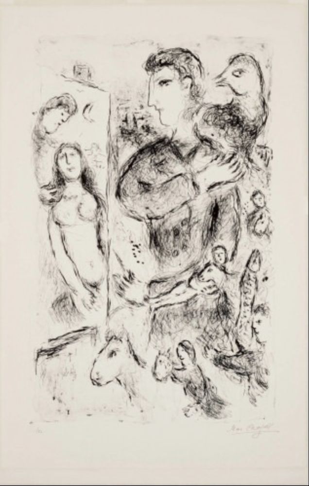 リトグラフ Chagall - Création