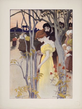 リトグラフ Balluriau - Crépuscule, 1897