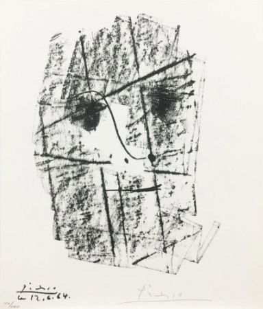 リトグラフ Picasso - Cubist Portrait of Kahnweiler
