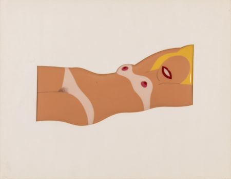 シルクスクリーン Wesselmann - Cut-out nude