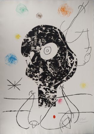 彫版 Miró - Cyclope dans les étoiles (Emehpylop)