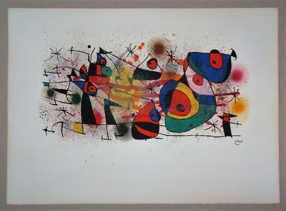 リトグラフ Miró - Céramiques
