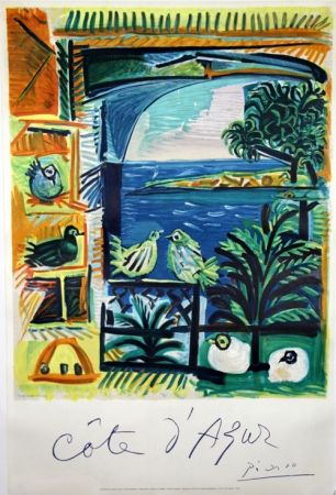 リトグラフ Picasso -    Côte D'Azur