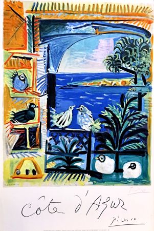 リトグラフ Picasso - Côte d'Azur (Ultra Rare Hand-signed)