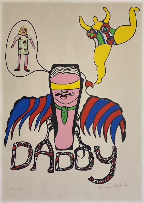 シルクスクリーン De Saint Phalle - Daddy 