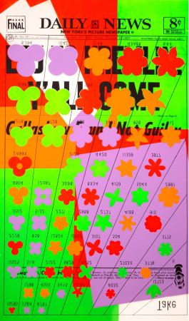 シルクスクリーン Warhol - Daily News - LBJ to Kremlin – Y'all Come