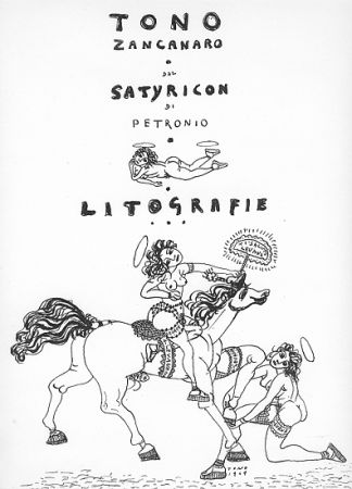 リトグラフ Zancanaro - Dal Satiricon di Petronio
