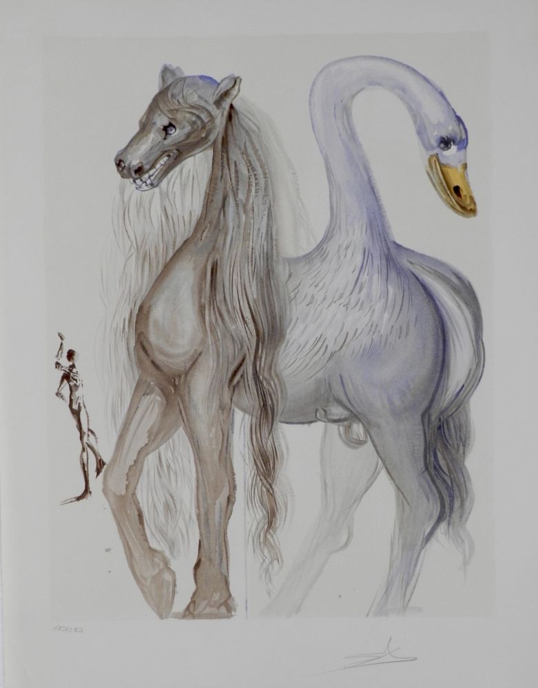 リトグラフ Dali - Dalinean Horses Horace's Chimera