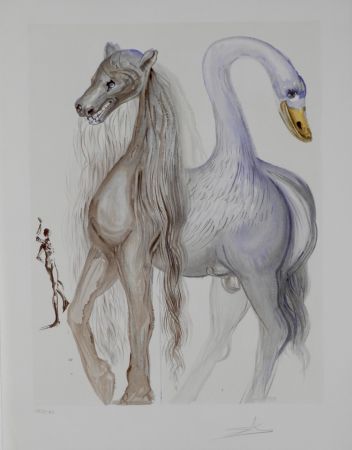 リトグラフ Dali - Dalinean Horses Horace's Chimera