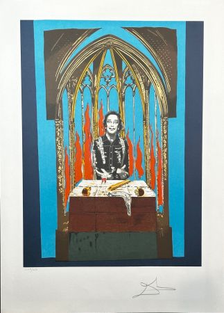 リトグラフ Dali - Dali's Inferno with Original Portfolio Case 
