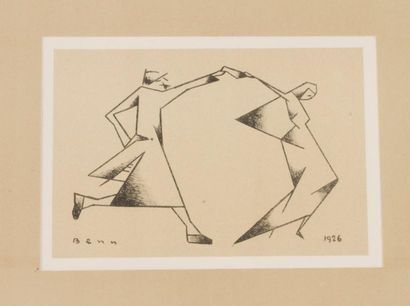リトグラフ Rabinowicz - Danses et mouvements. 12 lithographies originales.