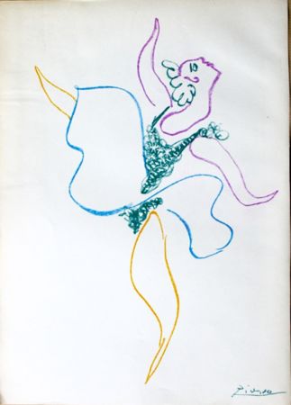 リトグラフ Picasso -  Danseuse  